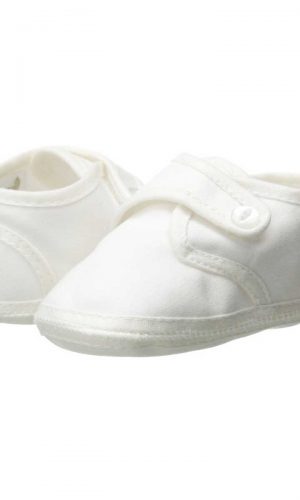 Boys Cotton Shoe with Button Closure - Little Things Mean a Lot