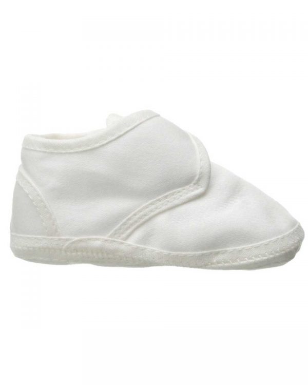 Boys Cotton Shoe with Button Closure - Little Things Mean a Lot