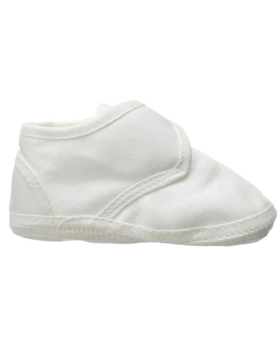 Boys Cotton Shoe with Button Closure - Little Things Mean a Lot