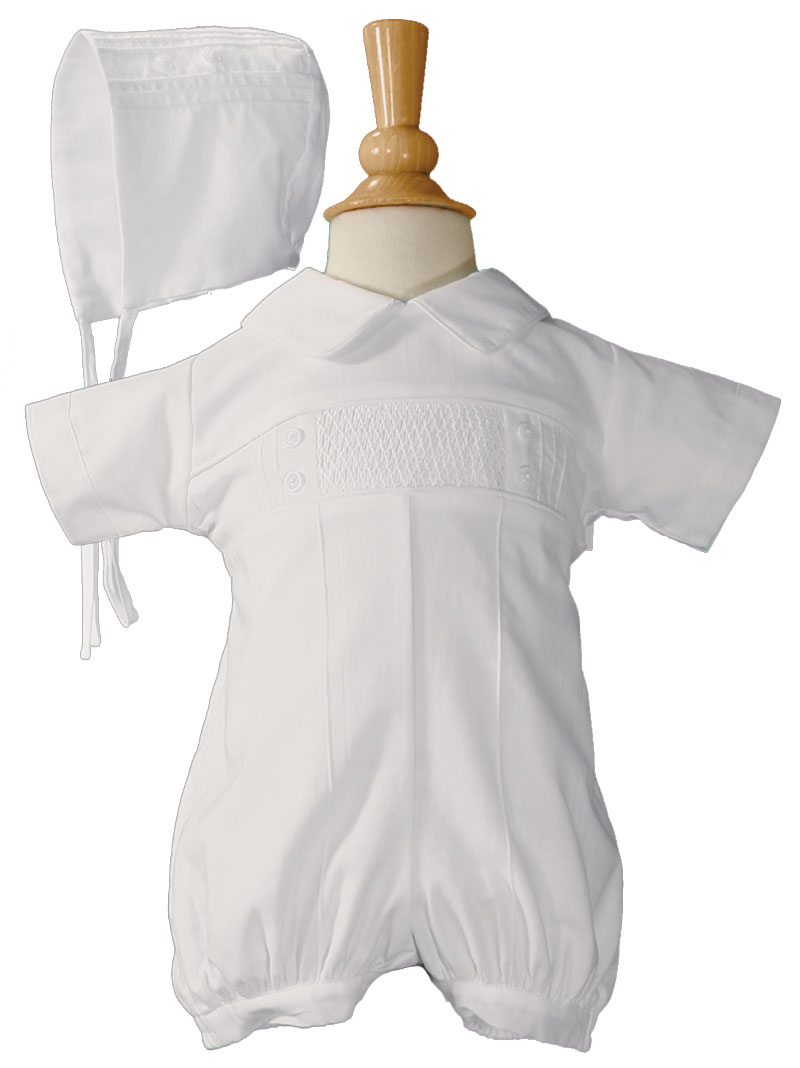 white christening outfit