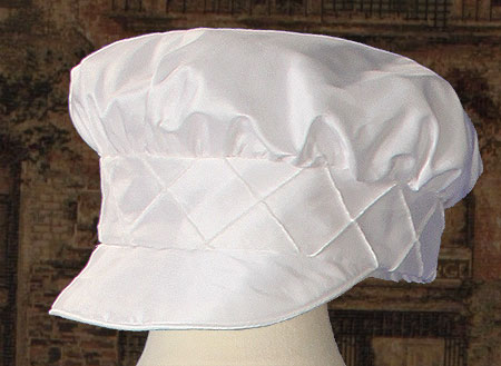 Boys White Silk Christening Baptism Outfit Set With Pin Tucking and Captains Hat - Little Things Mean a Lot