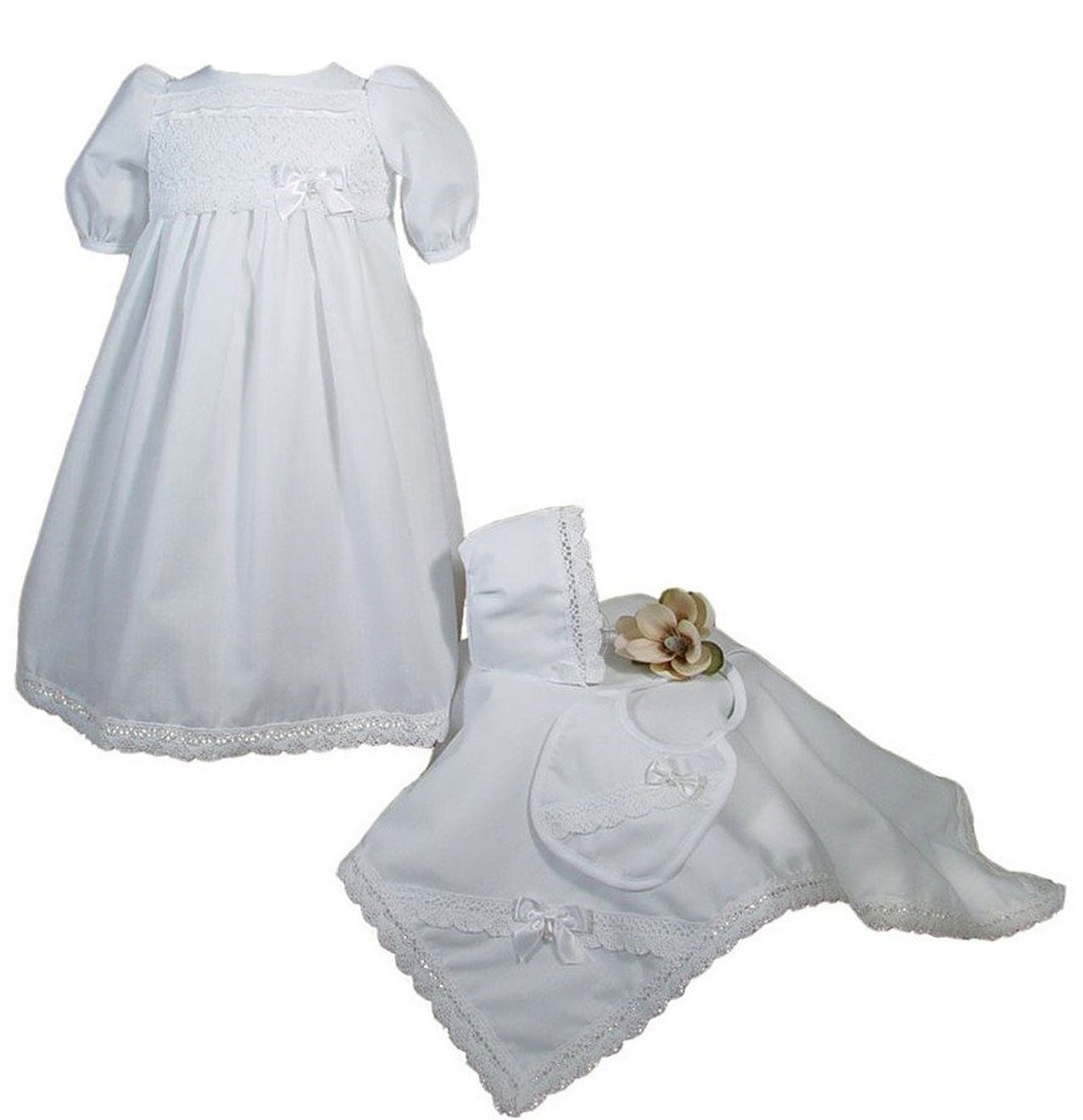 Preemie shop christening gown
