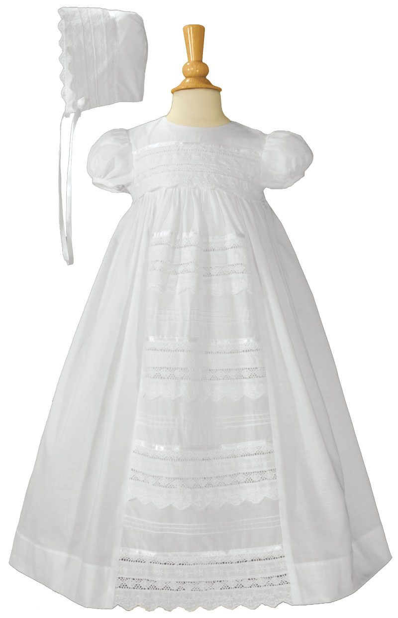Ivory Lace and Pearl Christening Gown – Layla's Boutique