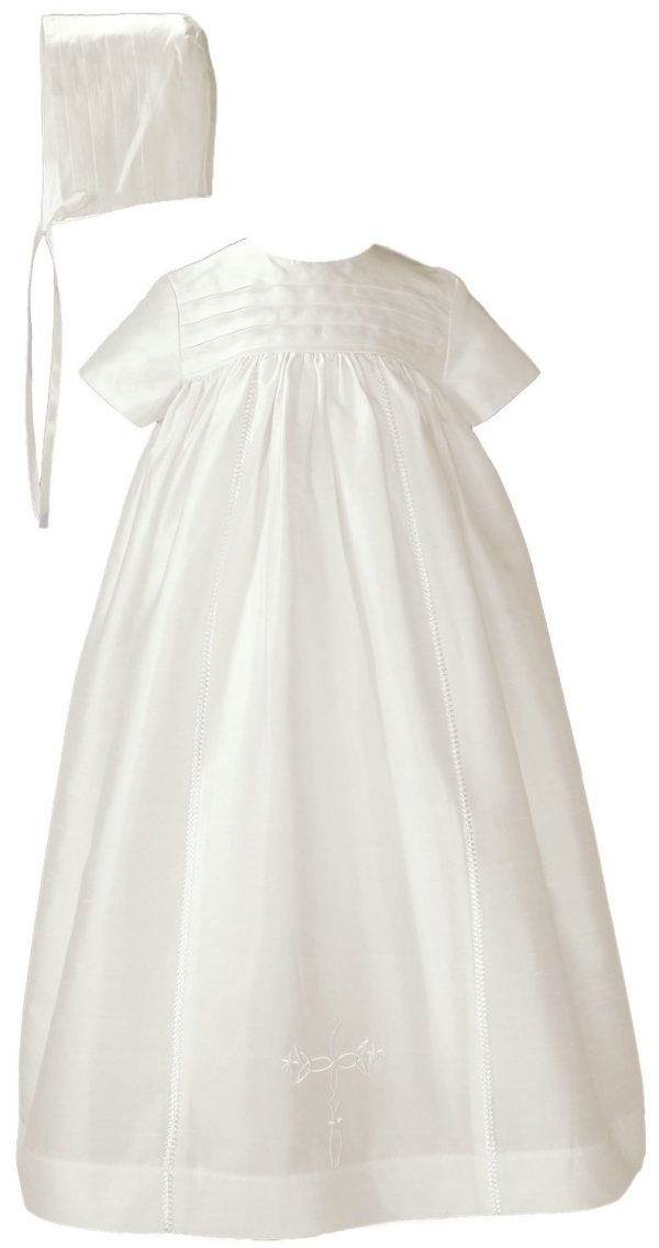 Silk 26" Family Christening Baptism Gown - Little Things Mean a Lot