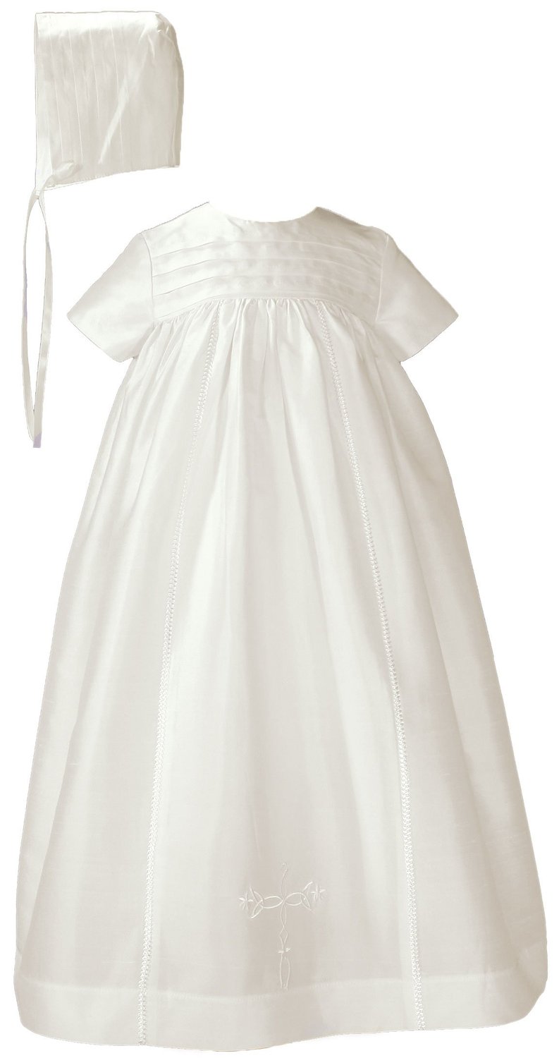 Silk 26" Family Christening Baptism Gown - Little Things Mean a Lot