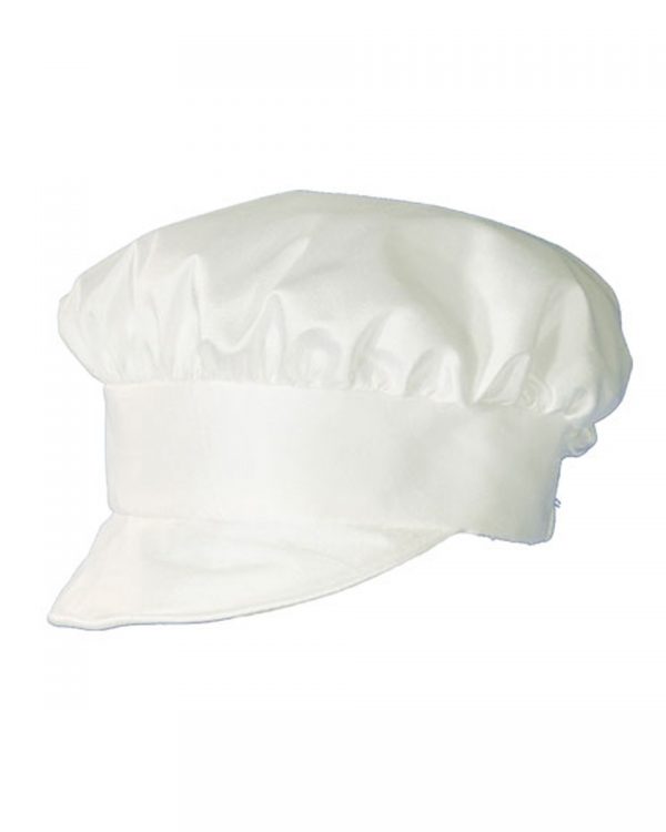 Boys Simple Silk Christening Baptism Captain Style Hat with Brim - Little Things Mean a Lot