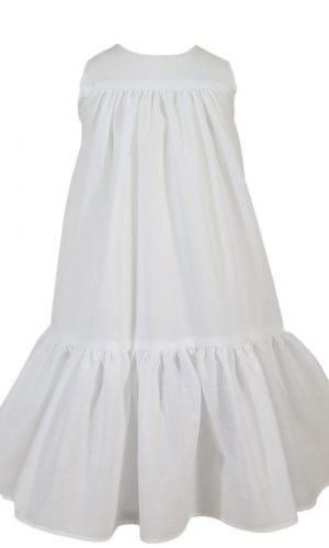 Girls 20" Polycotton Christening Slip with Ruffle - Little Things Mean a Lot