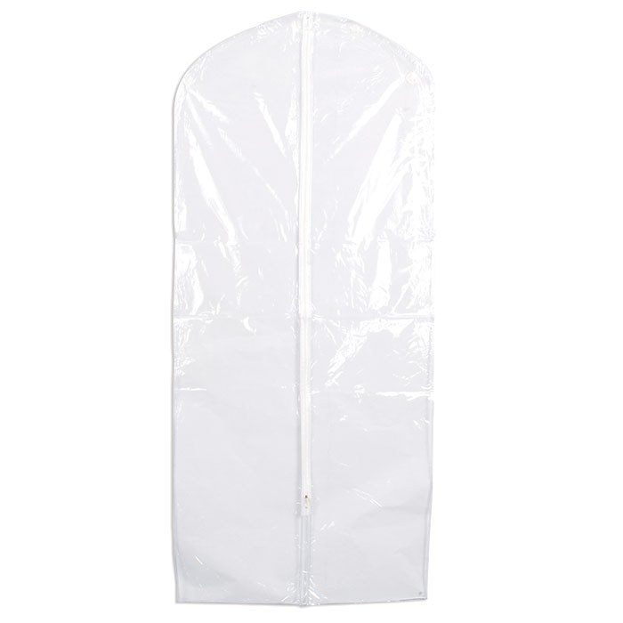 Vinyl Garment Bag with Zipper - Clear - 17" X 30" CLEAR - Little Things Mean a Lot