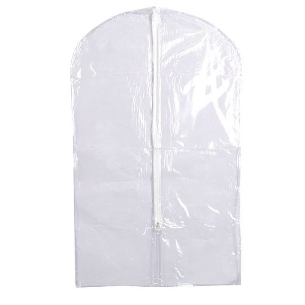 Vinyl Garment Bag with Zipper - Clear - Little Things Mean a Lot