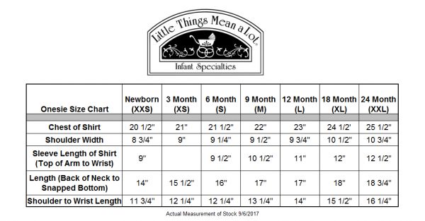 MA-PC1Z1L Size Chart Image - Little Things Mean a Lot