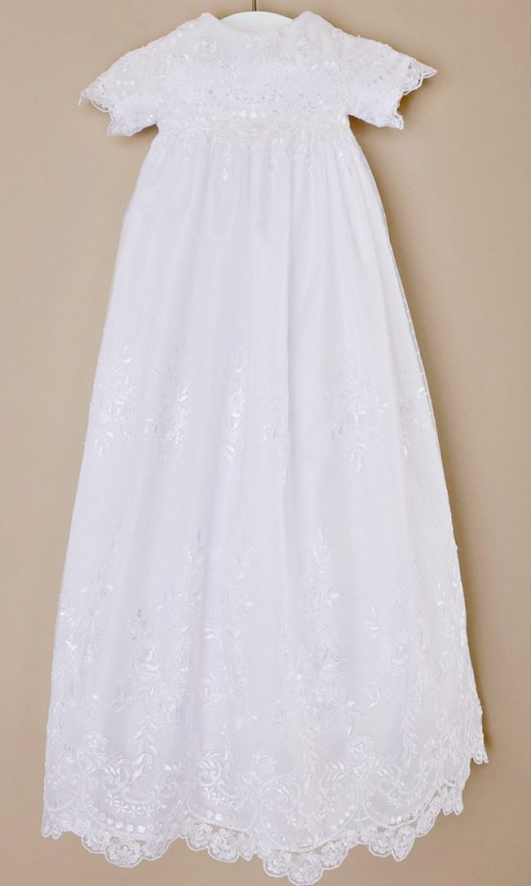 white cotton baptism dresses