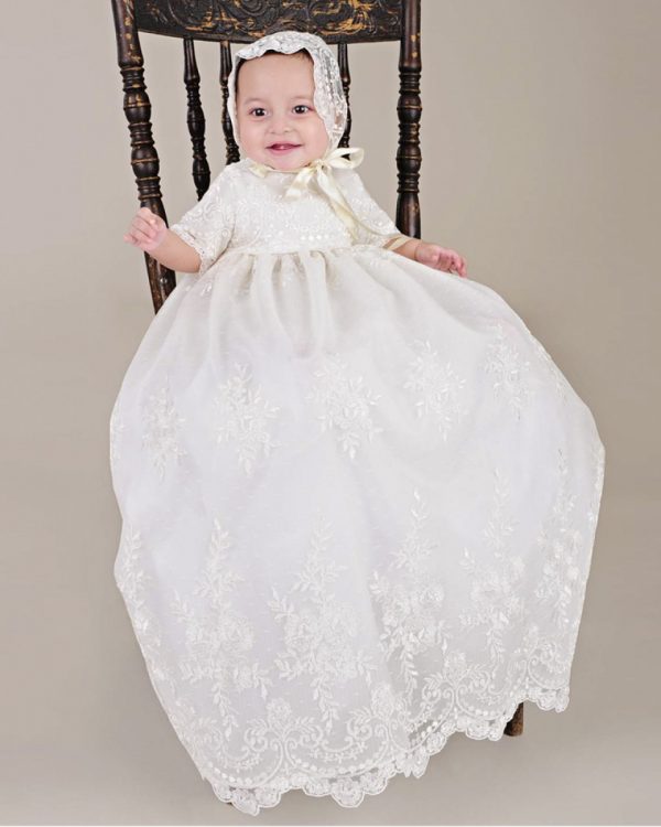 ₪168-Children Clothes Christening Gown Baptism Dress Party Dresses Tutu Baby  Baptism -Description