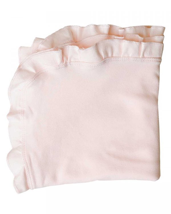 Girls Four-Piece Bamboo Layette Set in Pink or White - Little Things Mean a Lot