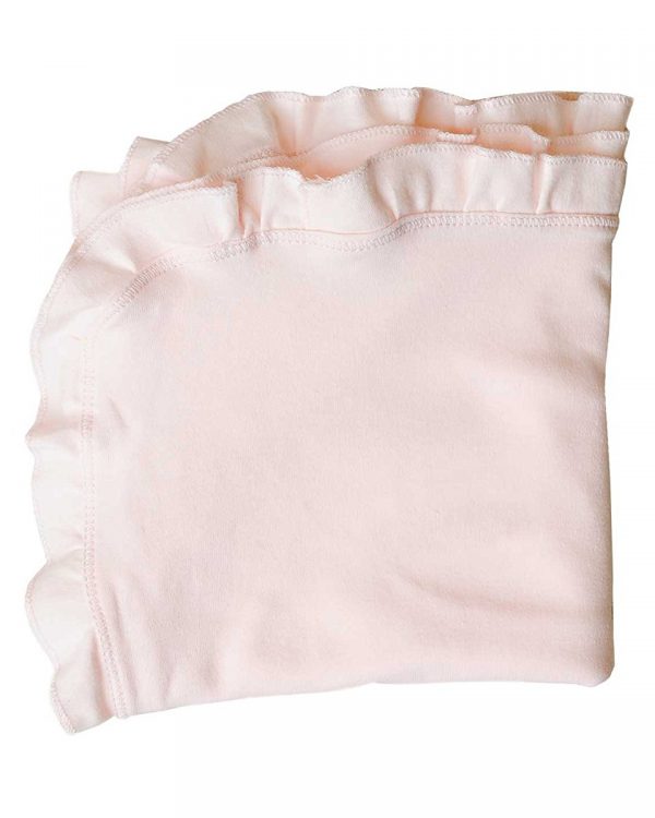 Girls Three-Piece Bamboo Layette Set in Pink or White - Little Things Mean a Lot