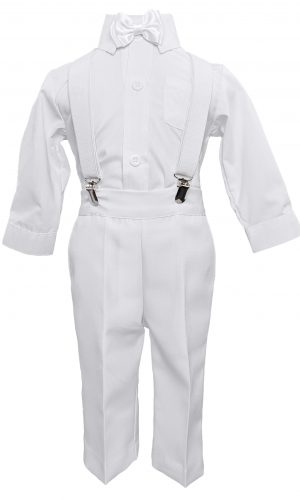 Cooper Suspender Christening Outfit - Little Things Mean a Lot