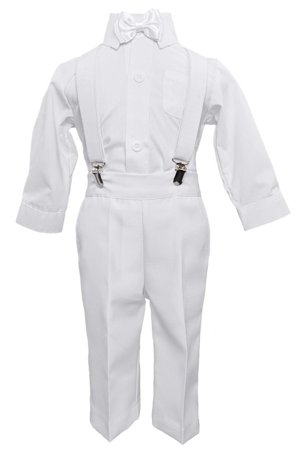 Cooper Suspender Christening Outfit - Little Things Mean a Lot