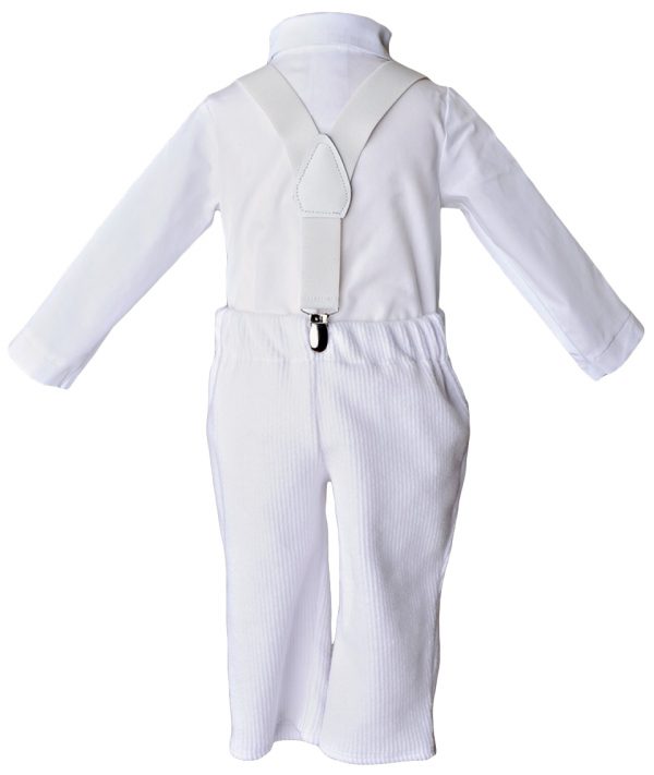 Payton Suspender Christening Outfit - Little Things Mean a Lot