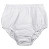 Baby Girls White Elastic Bloomer Diaper Cover - Little Things Mean a Lot