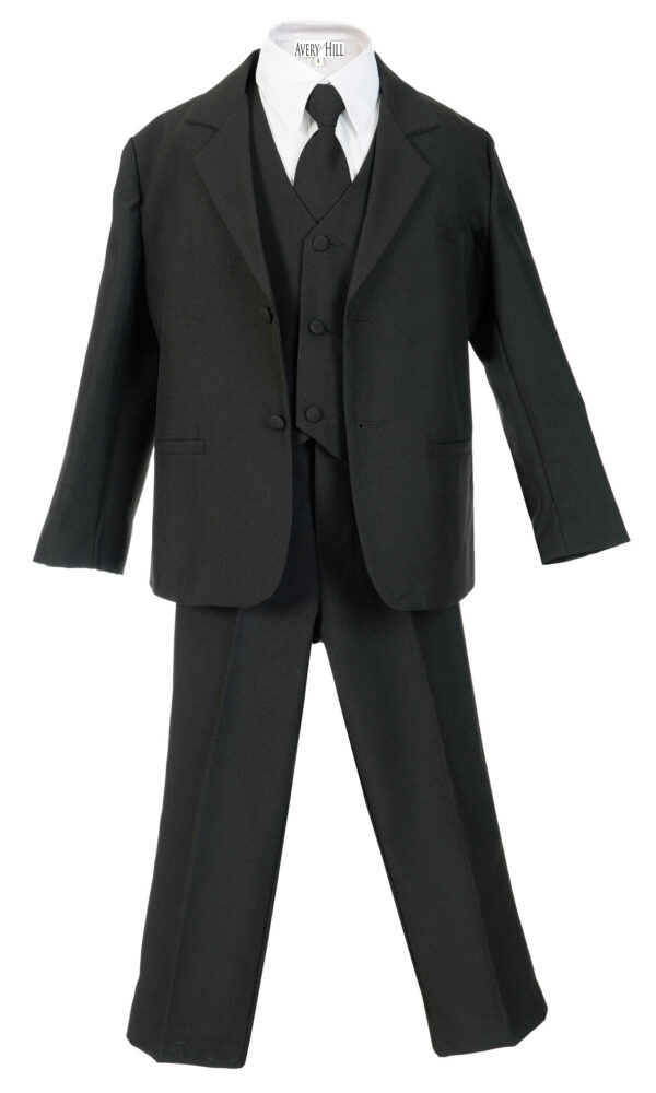3T 4T TODDLER 5 PC NAVY BLUE SUIT SET PINSTRIPE SIZES 2T 