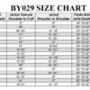 AH-BY029 Size Chart Image - Little Things Mean a Lot