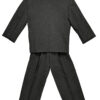 Boys Formal 5 Piece Suit with Shirt, Vest, Tie and Garment Bag - Charcoal - Little Things Mean a Lot