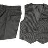 Boys Formal 5 Piece Suit with Shirt, Vest, Tie and Garment Bag - Charcoal - Little Things Mean a Lot