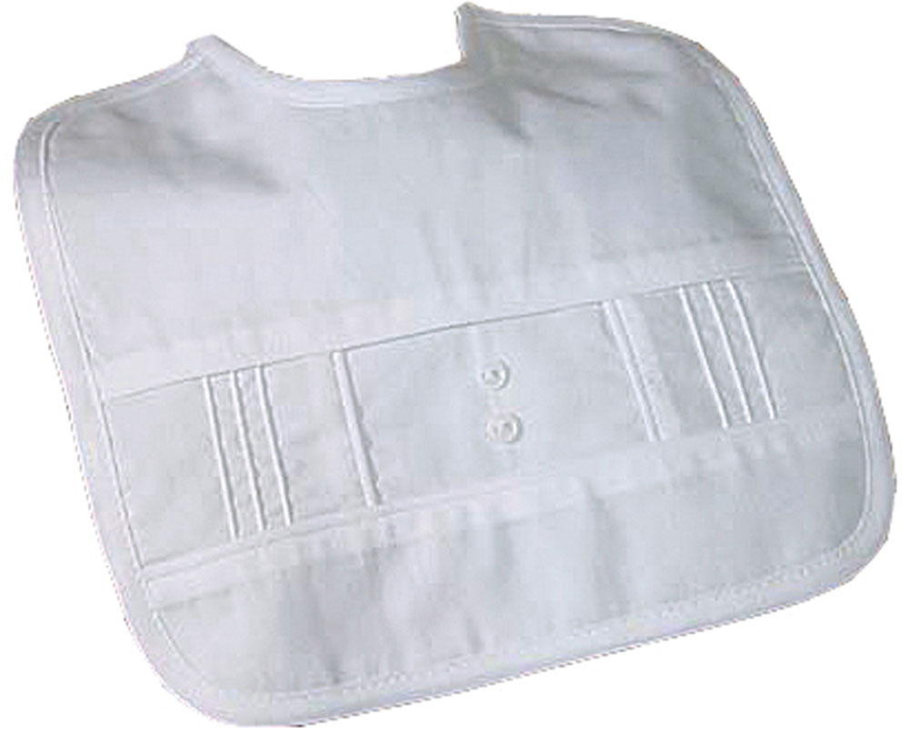 Boys Cotton Pintucked Bib - Little Things Mean a Lot