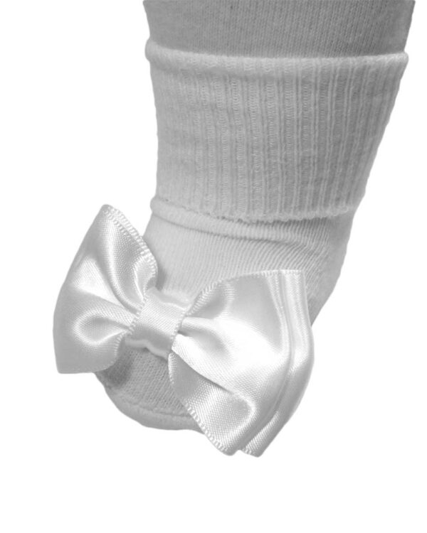 Girls Cotton Special Occasion Socks with Bow - Little Things Mean a Lot