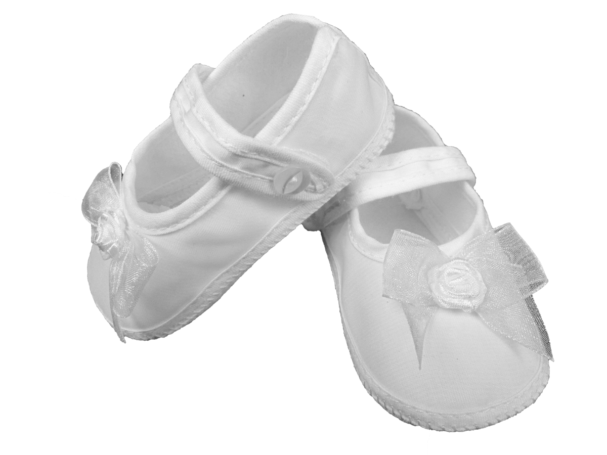 Girls Organza Shoe with Bow - Little Things Mean a Lot