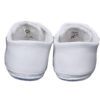 Baby Boys All White Genuine Leather Saddle Oxford Crib Shoe with Perforations - Little Things Mean a Lot
