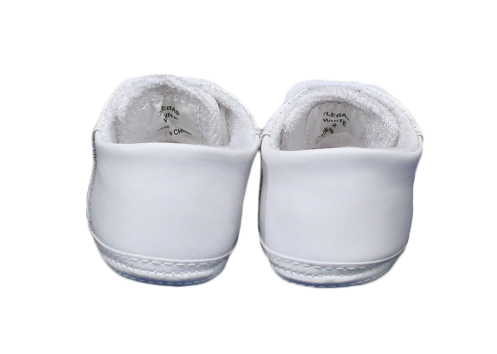 NWT Baby Deer White Leather Saddle Oxford Booties Crib Shoes Boys 2 3 M Size 1 