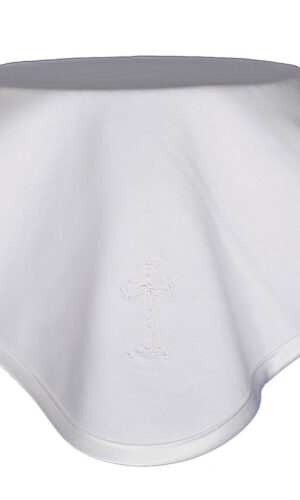 Christening Blanket with Embroidered Cross - Little Things Mean a Lot