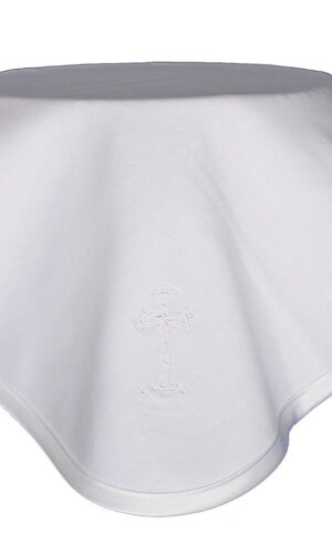Christening Blanket with Embroidered Cross - Little Things Mean a Lot
