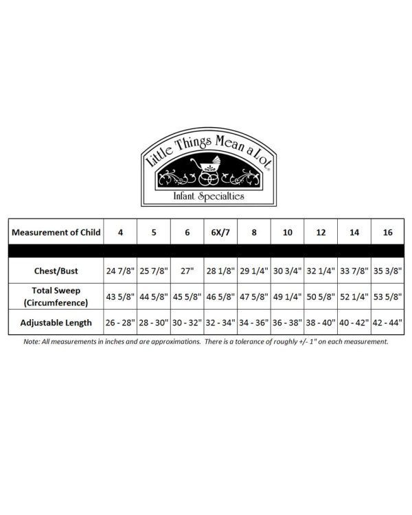 MA-NYGS1W Size Chart Image - Little Things Mean a Lot