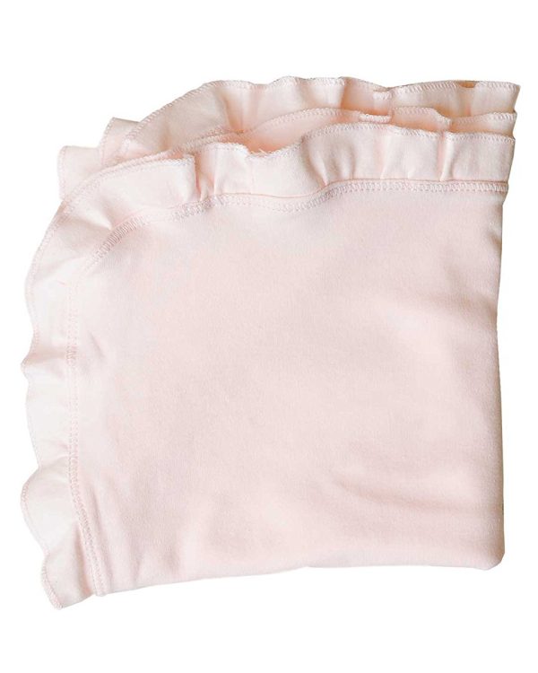 Girls Four-Piece Bamboo Layette Set in Pink or White - Little Things Mean a Lot