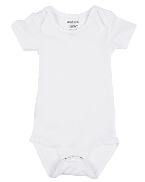 Bamboo Short Sleeve Bodysuit - Little Things Mean a Lot