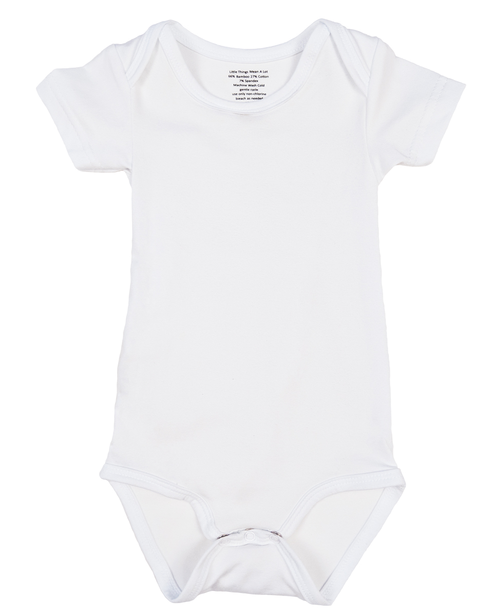 Bamboo Short Sleeve Bodysuit - Little Things Mean a Lot